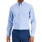 Club Room Men's Slim Fit 4 Way Stretch Solid Dress Shirt Blue