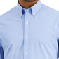 Club Room Men's Slim Fit 4 Way Stretch Solid Dress Shirt Blue