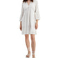 INC International Concepts Women's Crochet Trim Dress White Size X-Large