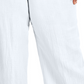 Jm Collection Women's  Plus Size Gauze Drawstring Pants White Size 3X