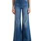 Inc International Concepts Women's High-Rise Wide-Leg Jean Blue Size 12