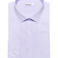 Bar III Men's Max Slim Fit Textured Dress Shirt Purple Size Large