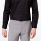Bar III Men's Slim Fit Stretch Dress Shirt Black Size Small