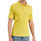 Alfani Men's Stretch Textured Stripe Jacquard Polo Shirt Yellow Size X-Large