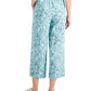 Charter Club Women's Wide Leg Crop Pants Green Size Petite X-Large