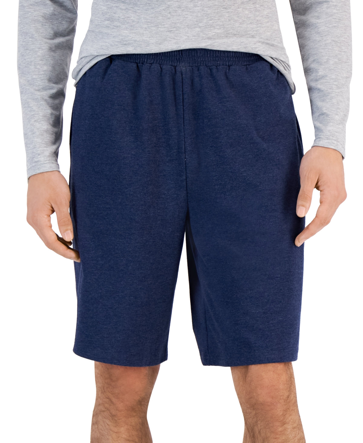 ID Ideology Men's Regular Fit Jersey Knit Shorts Blue Size XX-Large