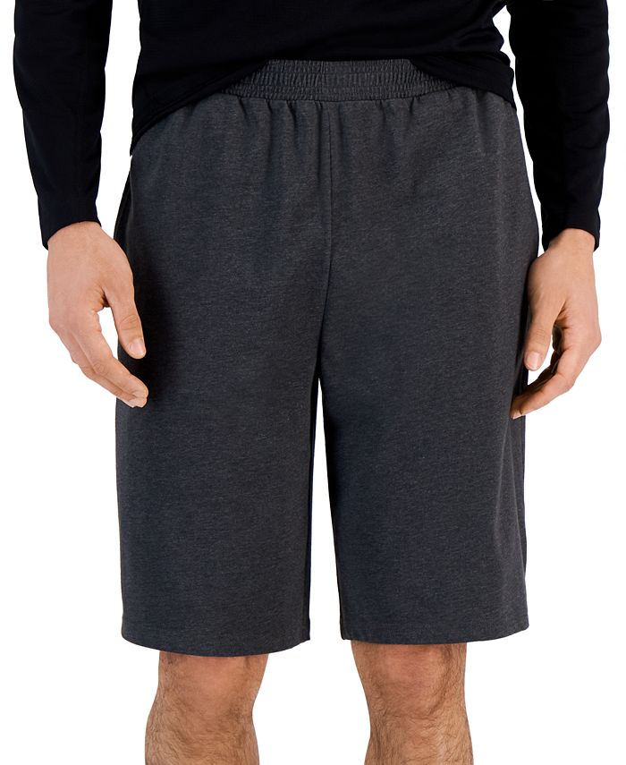 ID Ideology Men's Regular Fit Jersey Knit Shorts Gray Size Medium