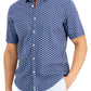 Alfani Men's Geometric PrinT-Shirt Blue Size Small