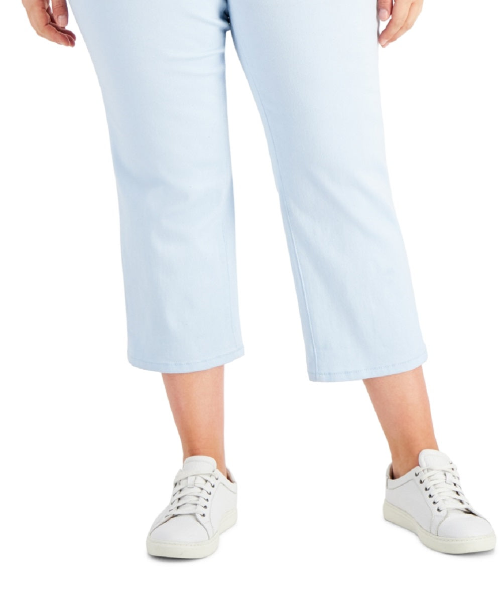 Style & Co Women's Capri Jeans Blue Size 14W