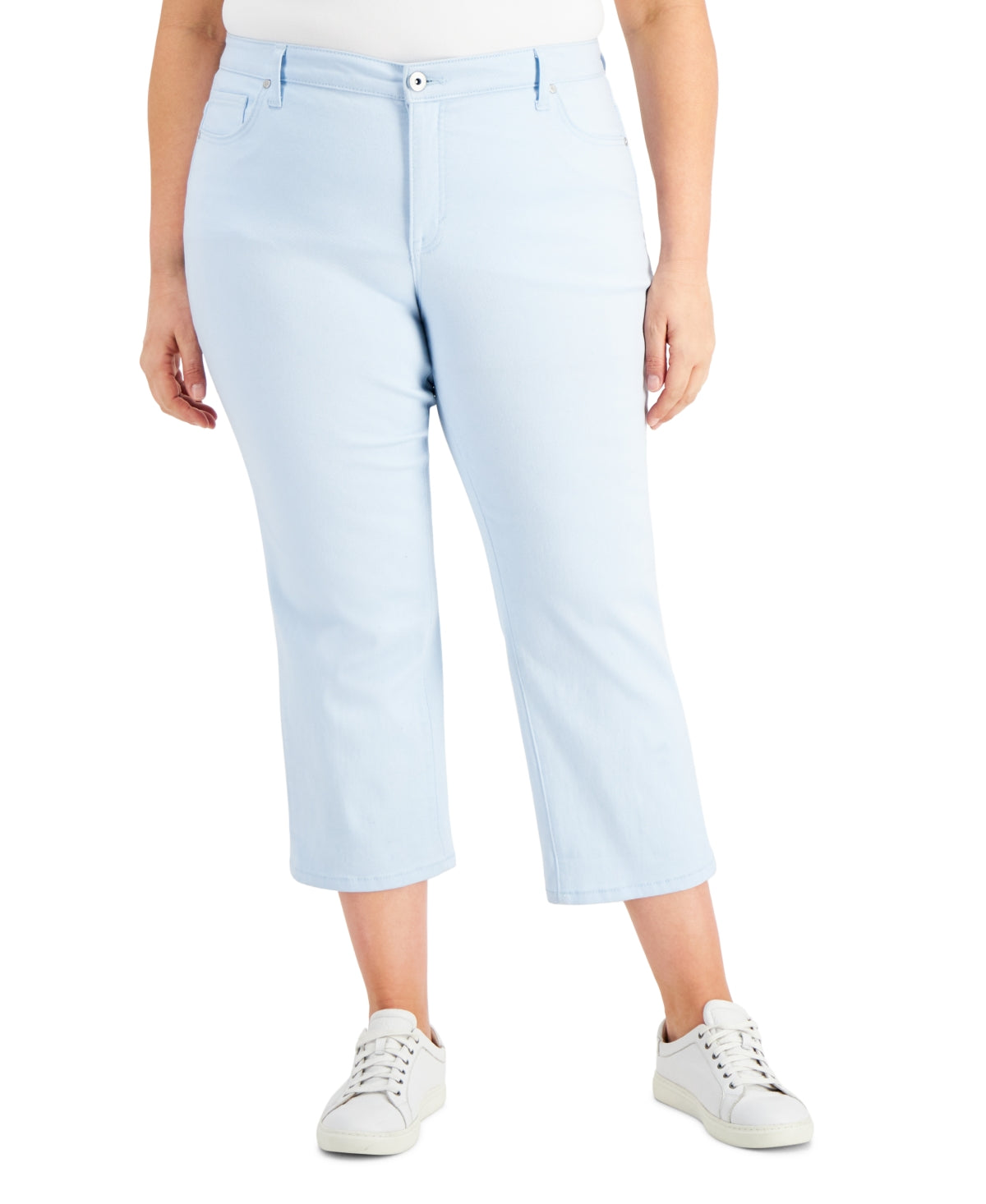 Style & Co Women's Capri Jeans Blue Size 14W