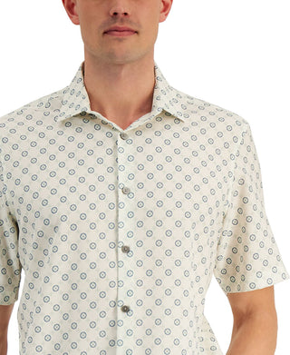 Alfani Men's Crescent PrinT-Shirt White Size XX-Large