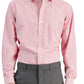 Club Room Men's Regular Fit Cotton Stripe Dress Shirt Red