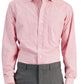Club Room Men's Regular Fit Cotton Stripe Dress Shirt Red Size 32X33