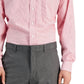 Club Room Men's Regular Fit Cotton Stripe Dress Shirt Red Size 18.5X36X37