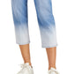 Style & Co Women's High Rise Straight Crop Jeans Blue Size 8Petite