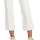 Style & Co Women's Button Fly Cropped Jeans White Size 8