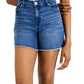 Style & Co Women's Distressed Frayed Hem Shorts Blue Size 12
