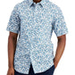 Club Room Men's Baha Floral Print Shirt Blue Size Large