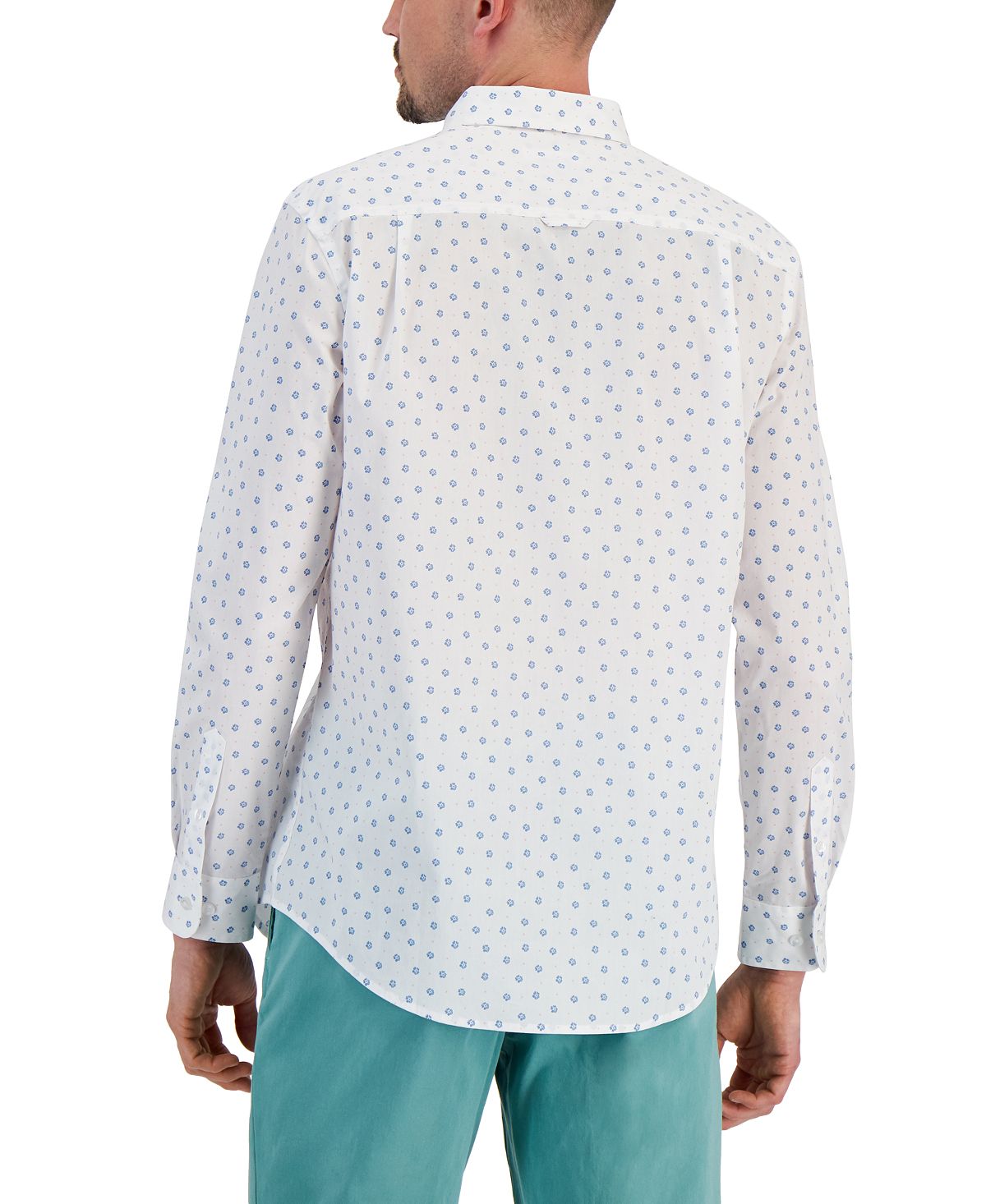 Club Room Men's Floral PrinT-Shirt White Size XX-Large
