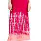 Style & Co Women's Tie Dyed Sleeveless Maxi Dress Pink Size Small