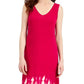 Style & Co Women's Tie Dyed Sleeveless Maxi Dress Pink Size XX-Large