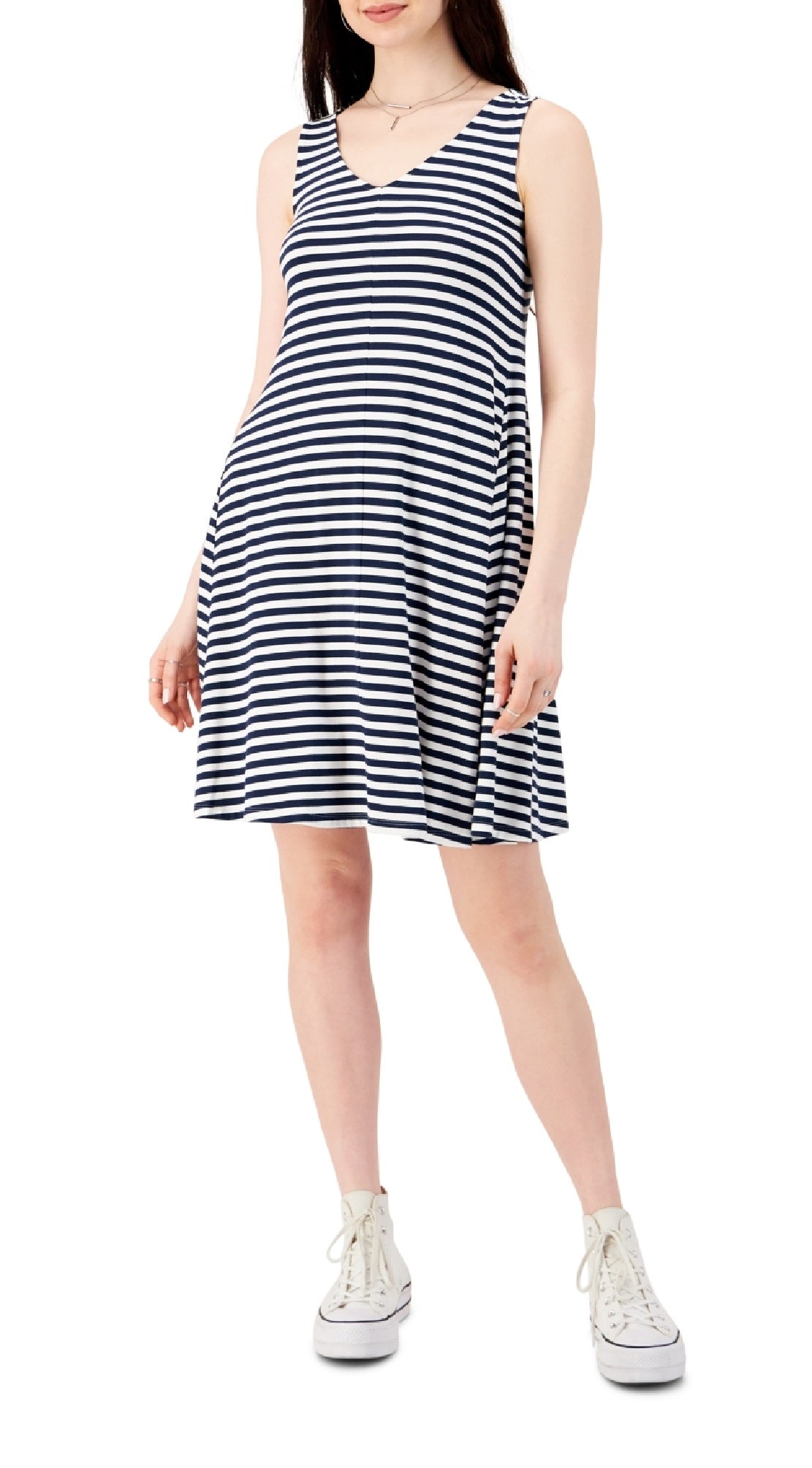 Style & Co Women's Crossback Flip Flop Dress Blue Size XX-Large