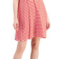 Style & Co Women's Crossback Flip Flop Dress Red Size X-Large