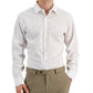 Alfani Men's Slim Fit 2 Way Stretch Stain Resistant Dress Shirt White Size 16X32-33