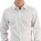 Alfani Men's Slim Fit 2 Way Stretch Stain Resistant Dress Shirt White Size 16X32-33