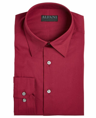 Alfani Men's Slim Fit 2 Way Stretch Stain Resistant Dress Shirt -color- Size 32X33
