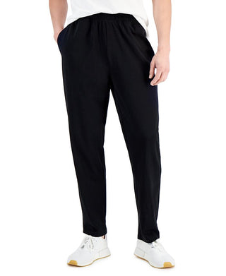 ID Ideology Men's Jersey Open Jogger Pants Black Size Large