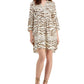 INC International Concepts Women's Tiger Print Dress Brown Size X-Small