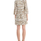 INC International Concepts Women's Tiger Print Dress Brown Size X-Small