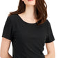 INC International Concepts Women's Ruched Dress Black Size Large