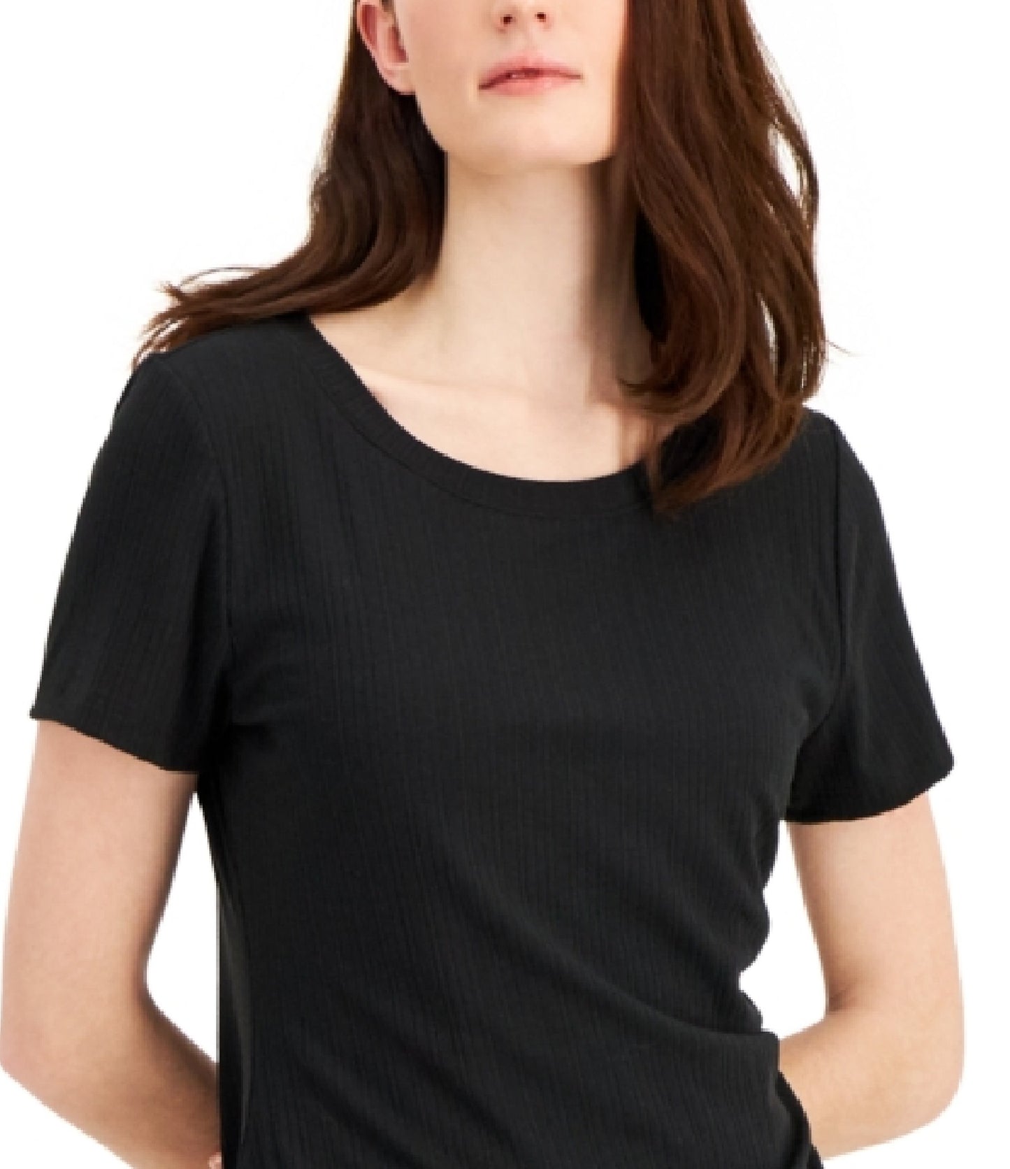 INC International Concepts Women's Ruched Dress Black Size Large