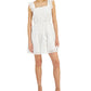 INC International Concepts Women's Eyelet Dress White Size Medium