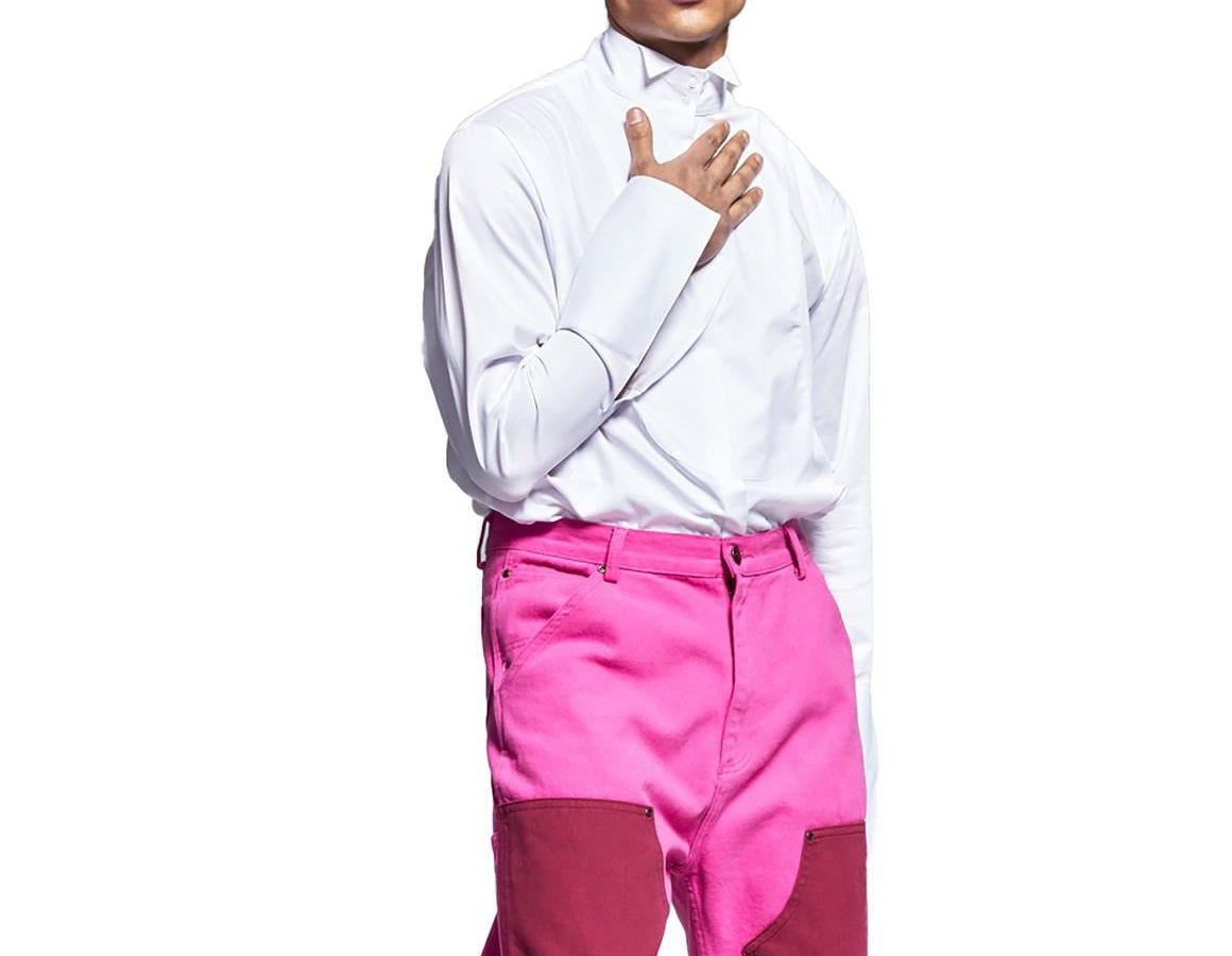 And Now This Men's Painters Pants Pink Size 38