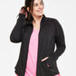 ID Ideology Women's Essentials Performance Zip Jacket Black Size 2X