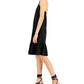 INC International Concepts Women's Halter Dress Black Size Large