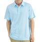 Club Room Men's Fish Print Polo Shirt Blue Size Medium