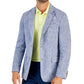 Club Room Men's 100% Linen Blazer Blue Size Small