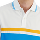 Club Room Men's Matthew Sporty Stripe Polo Shirt White Size XX-Large