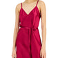 INC International Concepts Women's Side Slit Slip Dress Pink Size X-Large