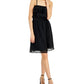 INC International Concepts Women's Clip Dot Ruffled Dress Black Size Medium
