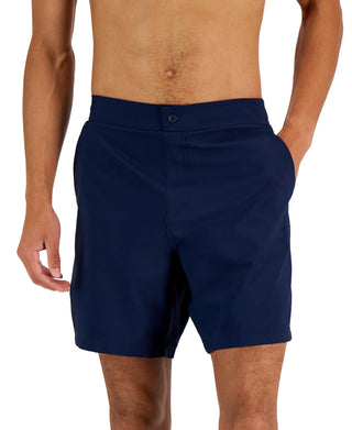 Club Room Men's Beach To Boardwalk Swim Shorts Blue Size X-Large