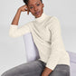 Charter Club Women's Cashmere Turtleneck Sweater Beige Size XX-Large