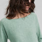 Charter Club Women's 100% Cashmere Shirttail Sweater Green Size X-Small