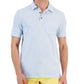 Club Room Men's Marled Stripe Polo Shirt Blue Size XX-Large