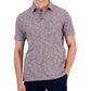 Club Room Men's Marled Stripe Polo Pink Size Small