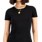 INC International Concepts Women's Ruched Mini Dress Black Size Large